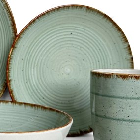 Banquet Súprava jedálenská Spiral Green, 30 ks