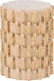 Keramický okrúhly odkladací stolík ø 35 cm Axu – WOOOD