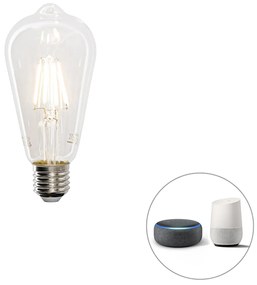 Sada 5 ks Smart E27 stmievateľná v Kelvinovej LED lampe ST64 4,5W 470 lm 1800-4000K