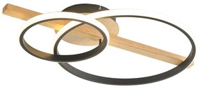 Zuma Line MX3913-2-3BWLT - LED Prisadený luster ALMERIA LED/17W/230V