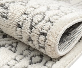 My Flair, Behúň Moroccan Delight CA40061 weiß, 80x250, čiernobiela, obývacia izba