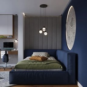 Sollux SL.1358 - Luster na lanku HYPERION 1xG9/8W/230V čierna