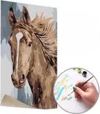 Maľovanie podľa čísel MLADÝ ŽREBEC – nízka náročnosť 40x60  cm