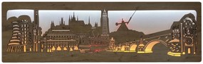 Podsvietený obraz Praha