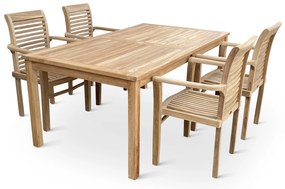 Záhradný teakový set 1+4 pre 4 osoby Garden IV.