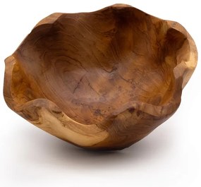 Drevená misa 23cm teakové drevo