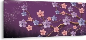 Obraz - Jarný súmrak (120x50 cm)