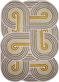 XXXLutz VLNENÝ KOBEREC, 140/200 cm zelená Flair Rugs - Online Only bytové doplnky - 003165047301