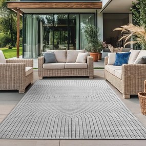 Sivý vnútorný a vonkajší koberec 120x170 cm Nova 1201 – Ayyildiz Carpets