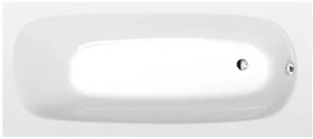 Polysan EBRO obdĺžniková vaňa 170x75 cm akrylát ľavá aj pravá 26 711