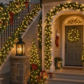 Dekoračné svetielka 576 LED biele