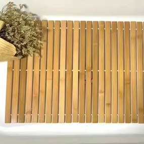 Mujkoberec Original, Protišmyková kúpeľňová predložka Bambus, 40x60, béžová, kuchyňa