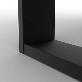 PLUTO JEDÁLENSKÝ STÔL BETÓN / ČIERNY 125 cm