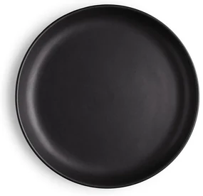 Čierny kameninový tanier Eva Solo Nordic, 17 cm