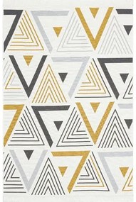 Kusový koberec Arya 18 yellow/grey 60x90 cm