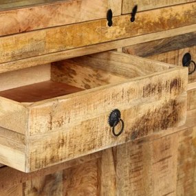 vidaXL Komoda 100x40x175 cm masívne mangovníkové drevo-