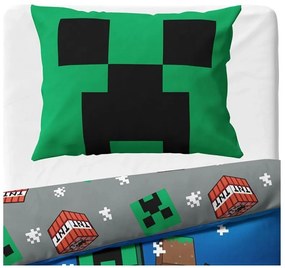 Detské obliečky Minecraft Creeper Explode 140x200/70x90 cm