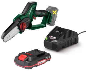 Parkside® Aku reťazová píla 20 V Paghs 20-Li B2 + Akumulátor 20 V/2 Ah PAP 20 B1 + Nabíjačka 20 V/2,4 A PLG 20 C1 (800009818)