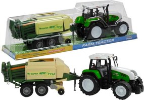 LEAN Toys Veľký traktor s prívesom Poľnohospodársky stroj 65 cm