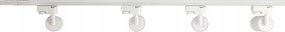 LED koľajnica 1m + 4x GU10 bodové žiarovky - sada