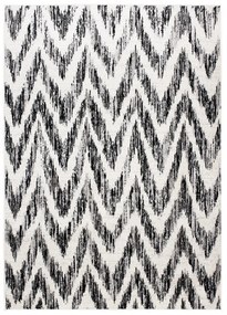 Kusový koberec PP Kimona krémovočierný 200x300cm