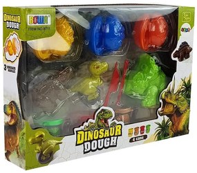 LEAN TOYS Plastelína na výrobu dinosaurov