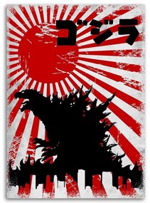 Gario Obraz na plátne Godzilla, príšera v meste - DDJVigo Rozmery: 40 x 60 cm