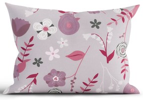 Bavlnená obliečka na vankúš Renforcé 40 × 60 cm - Dora šedá