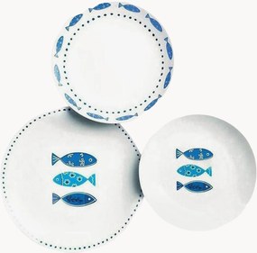 Súprava riadu Ocean, 6 osôb, 18 ks