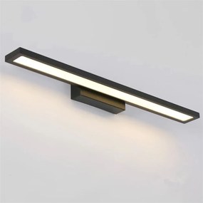 Toolight Toolight, LED nástenná lampa nad zrkadlo 40cm 7W, 560lm, APP839-1W, čierna, OSW-06664