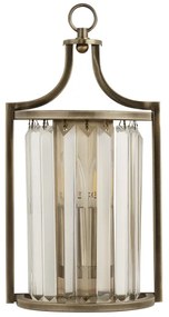 Searchlight 8571AB - Nástenné svietidlo VICTORIA 1xE14/60W/230V mosadz