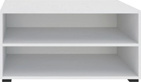 XXXLutz REGÁL, biela, 91/45/40 cm Hom`in - Skrine - 002647010005