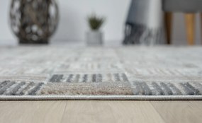 My Flair, Kusový koberec My Mood creme, 80x150, šedá, chodba / predsieň