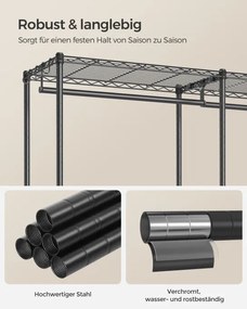 Otvorená šatníková skriňa LGR431B01