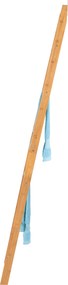 Rea - Tutumi, Vysoký bambusový rebríkový policový systém 186cm, hnedá, HOM-03693