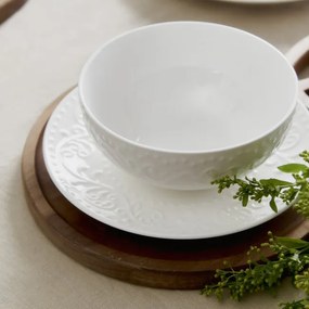 Miska SYLIA biela s ornamentom SS23 844039