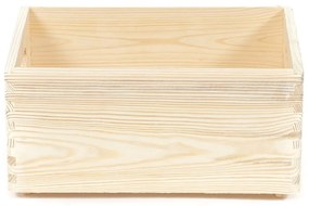 Úložný box z borovicového dreva Compactor Custom, 30 × 20 × 14 cm