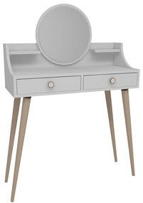 Designový toaletní stolek Melinda bílý