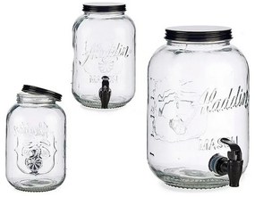 Sklenený zásobník na nápoje ALLADIN 3,8L