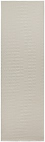 Behúň Nature 104270 Ivory – na von aj na doma, 80x250, biela, chodba / predsieň, BT Carpet
