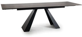Jedálenský stôl Salvadore 180 x 90 cm, tmavo hnedá