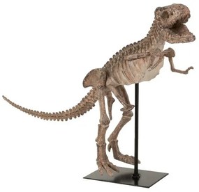 Dekorácie dinosaurus T-rex na kovové nohe - 47,5 * 15 * 36 cm