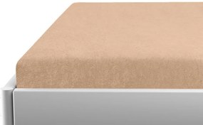 Froté plachta do detskej postieľky marhuľová 70x140 cm