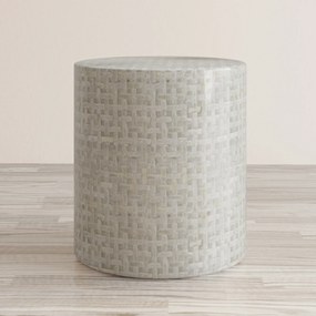 Odkladací stolík Avola 40 cm sivý