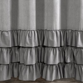 ZATEMŇOVACÍ ZÁVES NA KRÚŽKOCH MEGI 140X250 CM SIVÁ