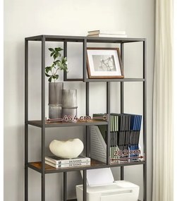 Knižnica NAVARO hnedá/čierna