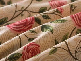 XPOSE® Bavlnené obliečky ZÁHRADA RUŽÍ na dve postele