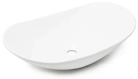 Umývadlo na dosku SAT Infinitio 61,5x36 cm mat bez prepadu SATINF61536M