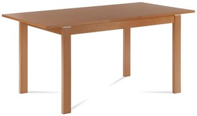 Autronic -  Jedálenský stôl BT-6777 BUK3 rozkladací, 120+30x80x74 cm, buk
