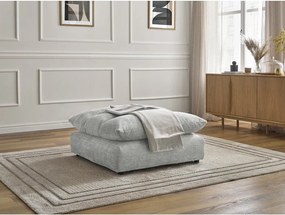 Svetlosivá ženilková podnožka Neil – Bobochic Paris